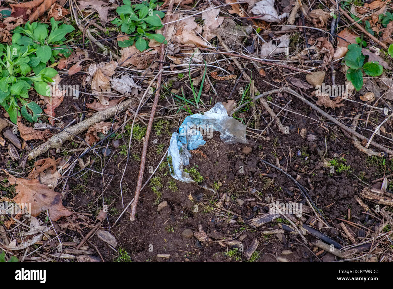 Environmental image of Waste with a Plastic nonbiodegradable Plastic