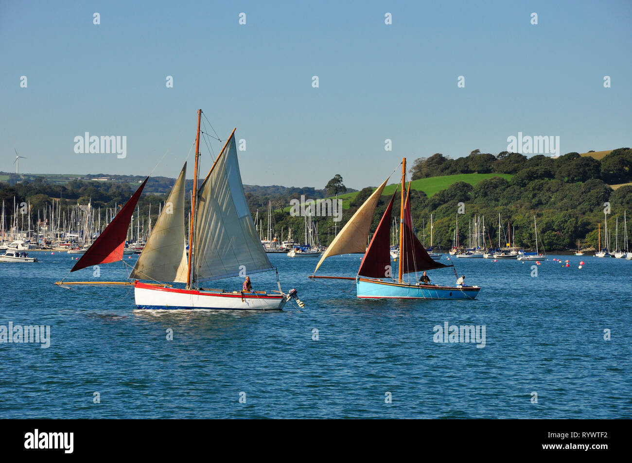 Falmouth Work Boat designed for dredging the native oysters in the Fal