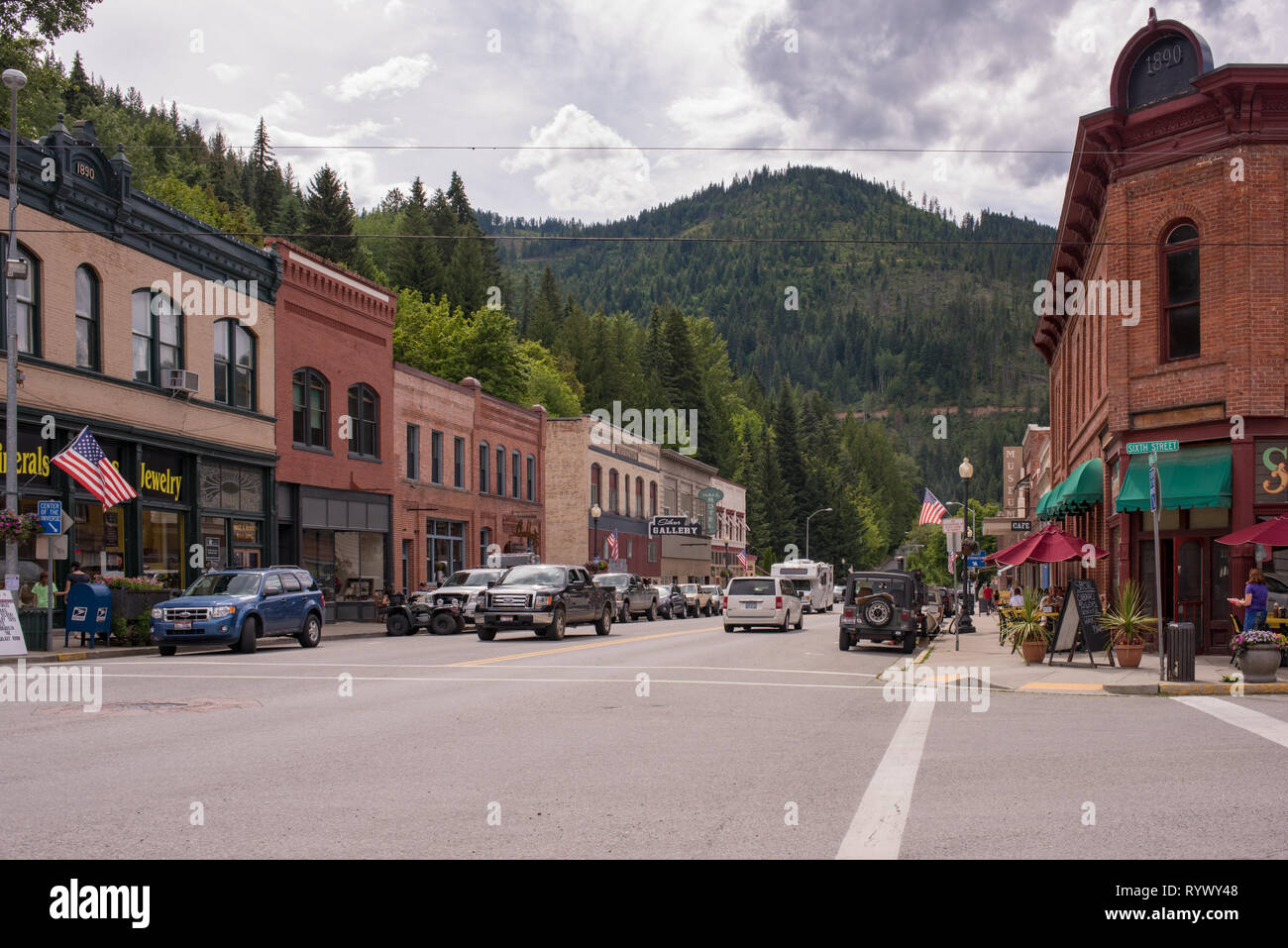 Wallace, Idaho is a quaint, charming silver mining town which is also