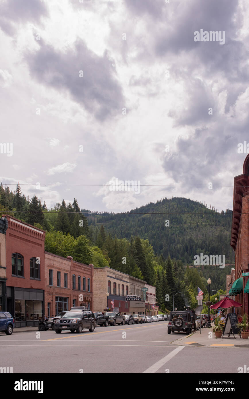 Wallace, Idaho is a quaint, charming silver mining town which is also