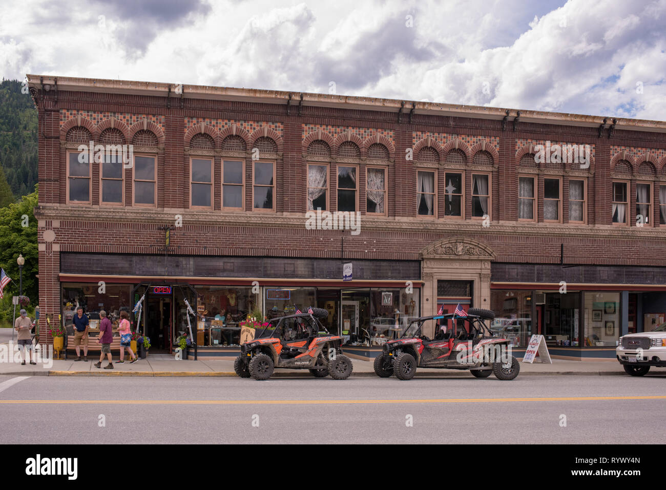 Wallace, Idaho is a quaint, charming silver mining town which is also