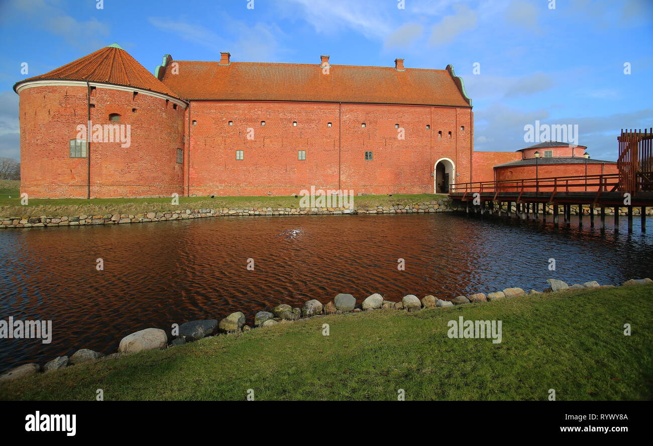 Historic landmark Landskrona Citadel in Scania, Sweden. Stock Photo