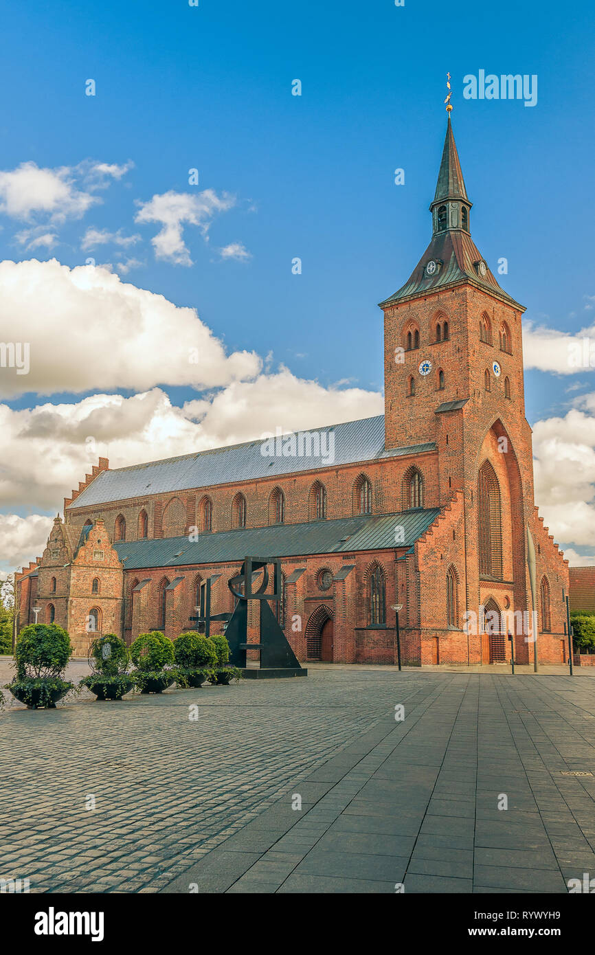 St Canute S Cathedral Odense Denmark Odense Is The Birth Place Of Hans Christian Andersen Stock Photo Alamy