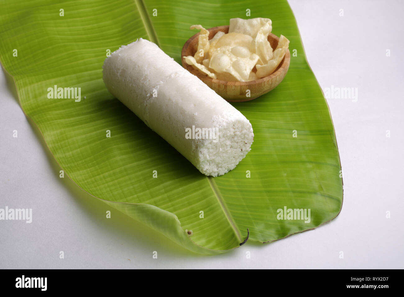 Putta Rice Kerala white rice puttu Stock Photo - Alamy