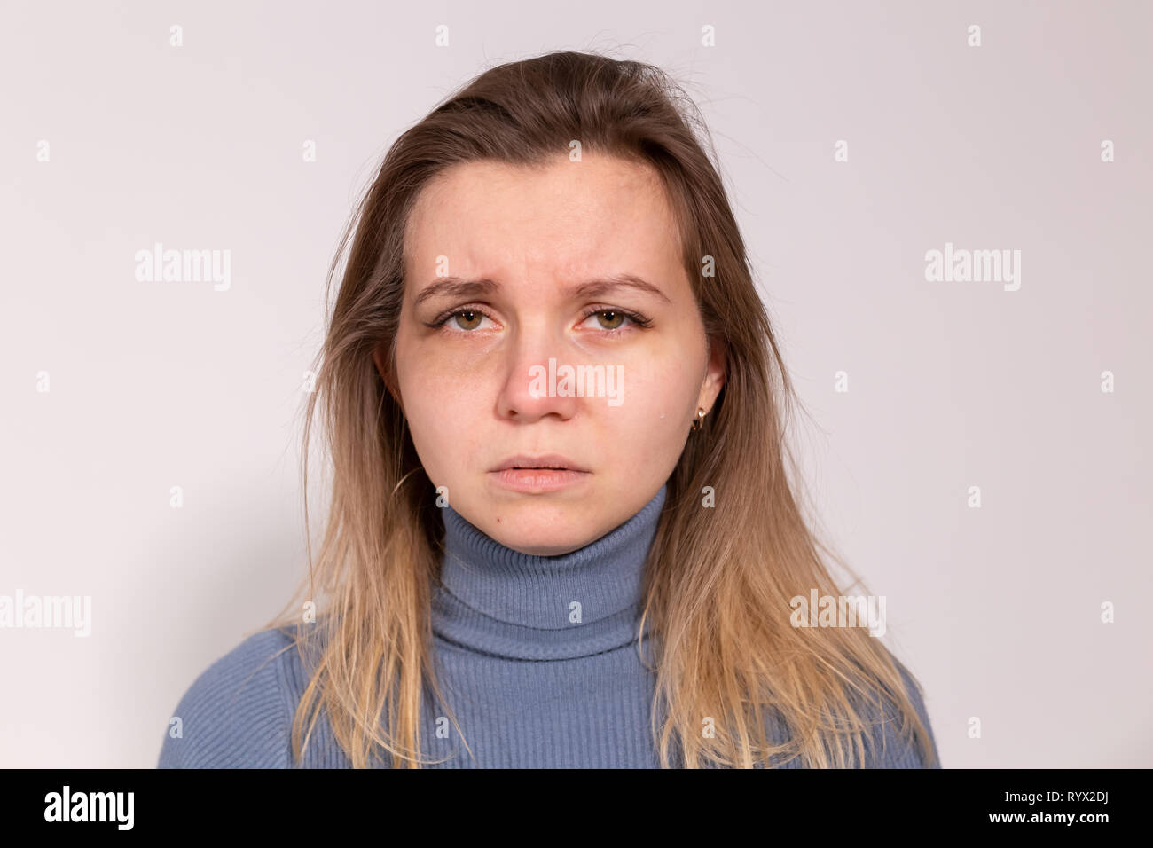 Mascara smeared hires stock photography and images Alamy