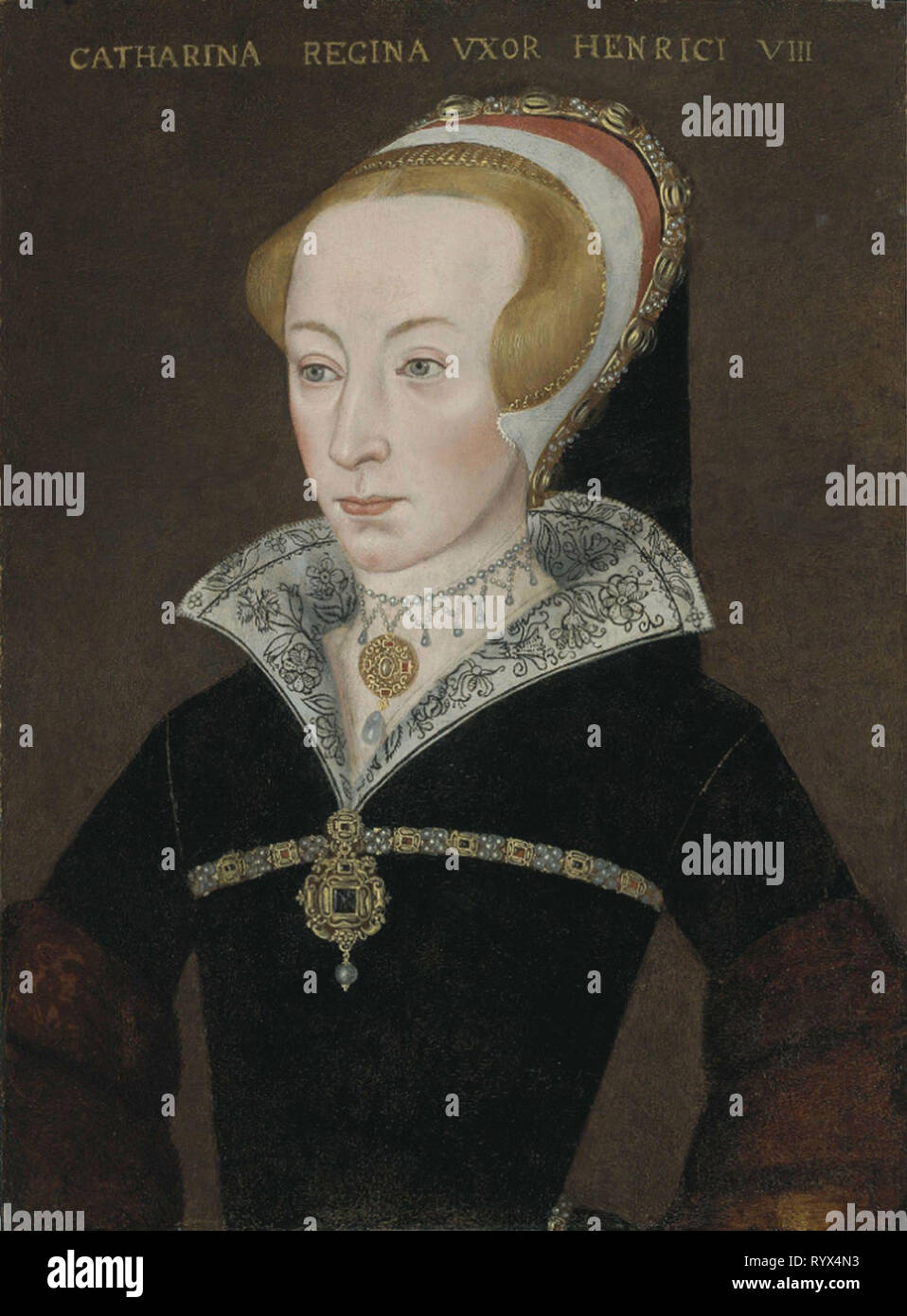 Catherine of Aragon portrait Stock Photo