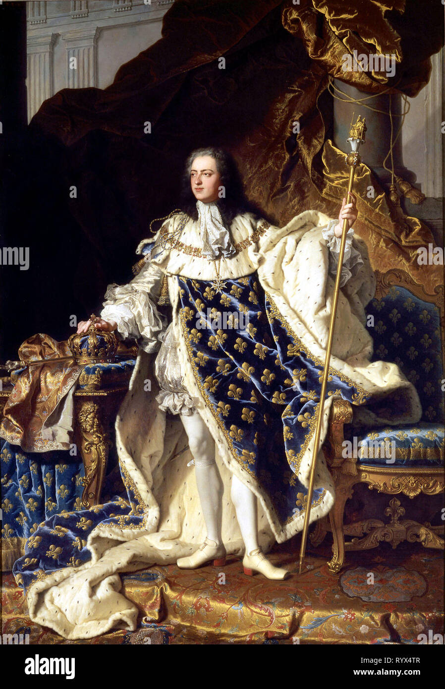 Louis XV of France Stock Photo