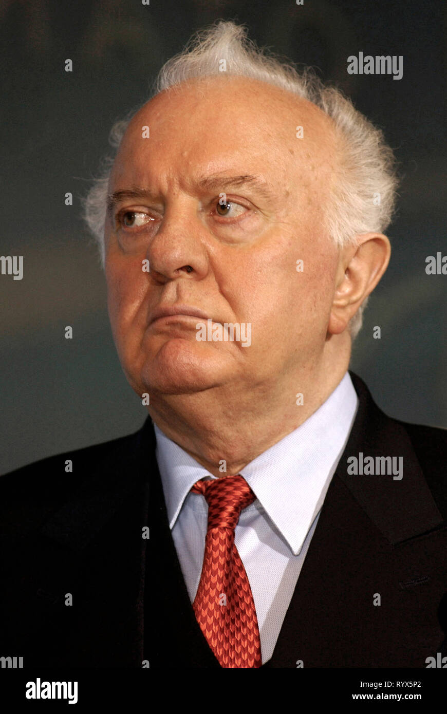 Eduard Shevardnadze - *25.01.1928 - 07.07.14: Georgian politician and president of Georgia from 1995 to 2003 and 1985 to 1990 Foreign Minister of the  Stock Photo