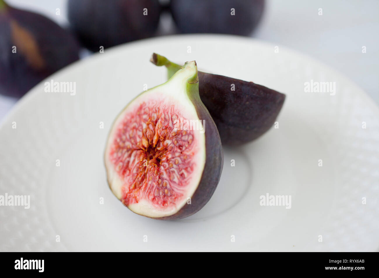 fresh figs healthy diet Stock Photo Alamy