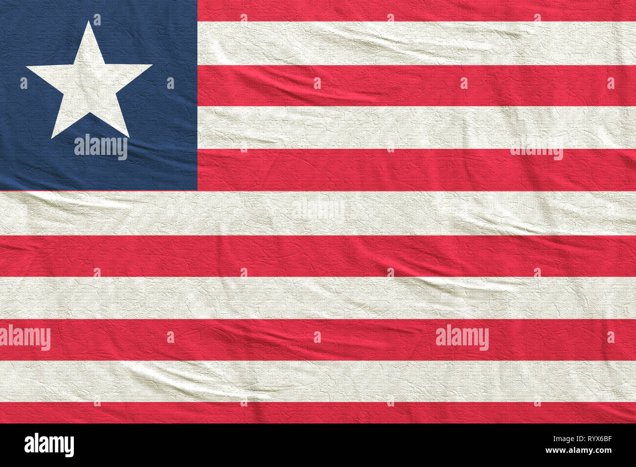 3d rendering of Liberia flag Stock Photo - Alamy