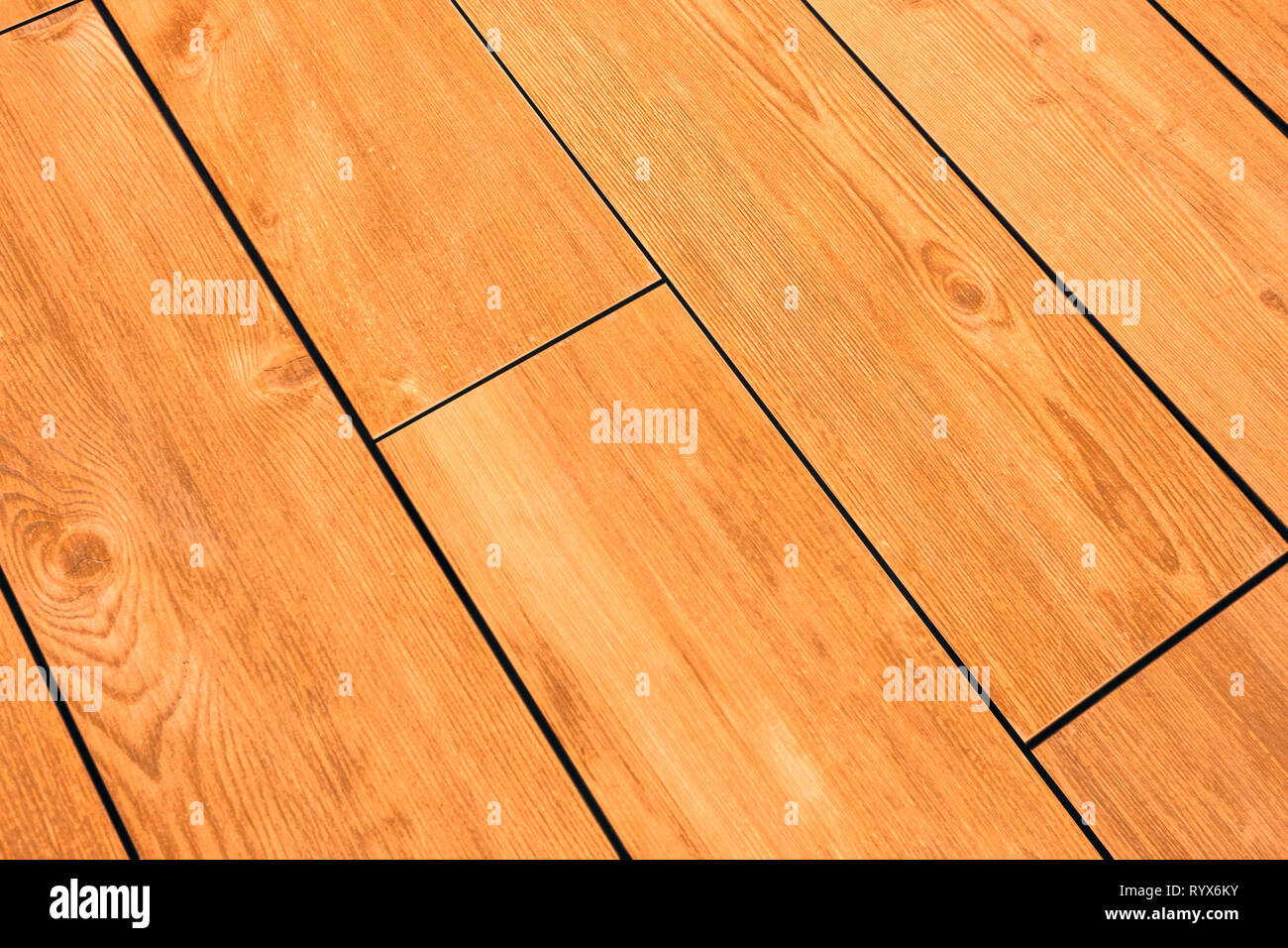 wooden stone tile,  tiled floor with wood texture Stock Photo