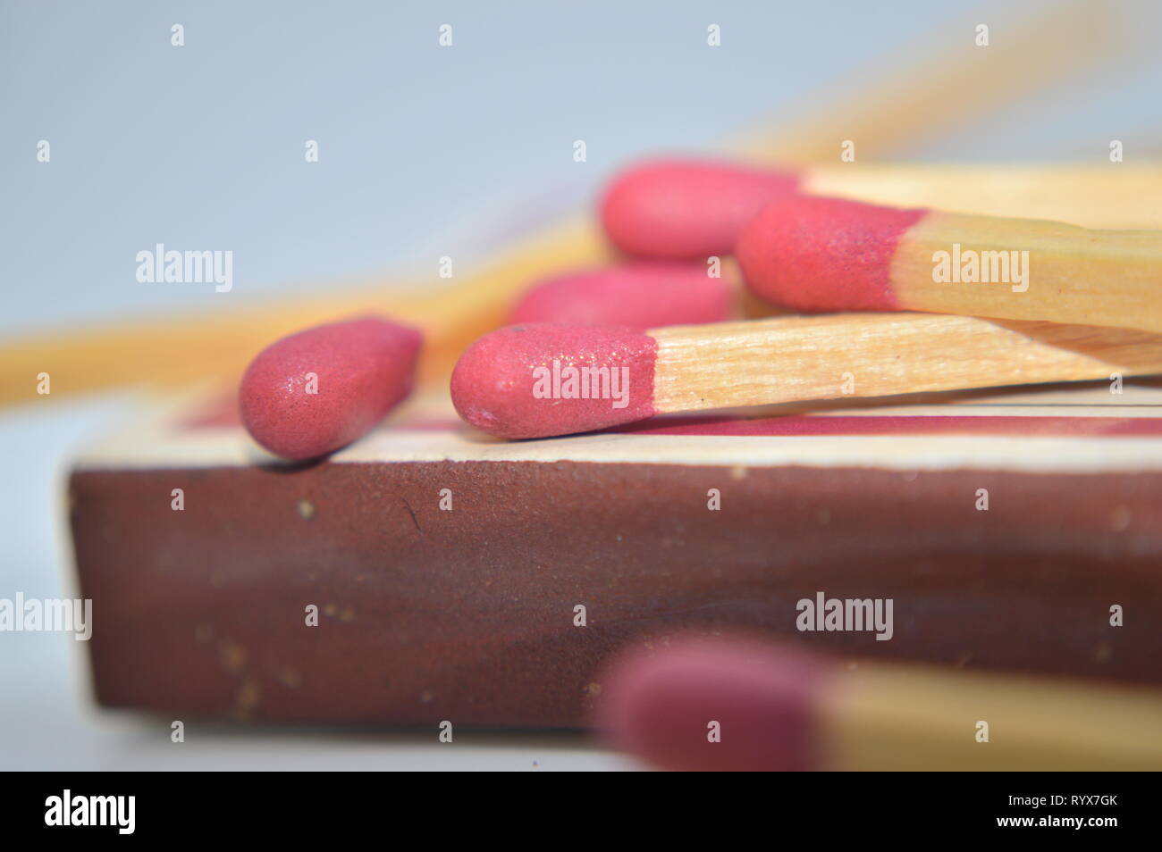 wooden fire matches sulfur Stock Photo Alamy