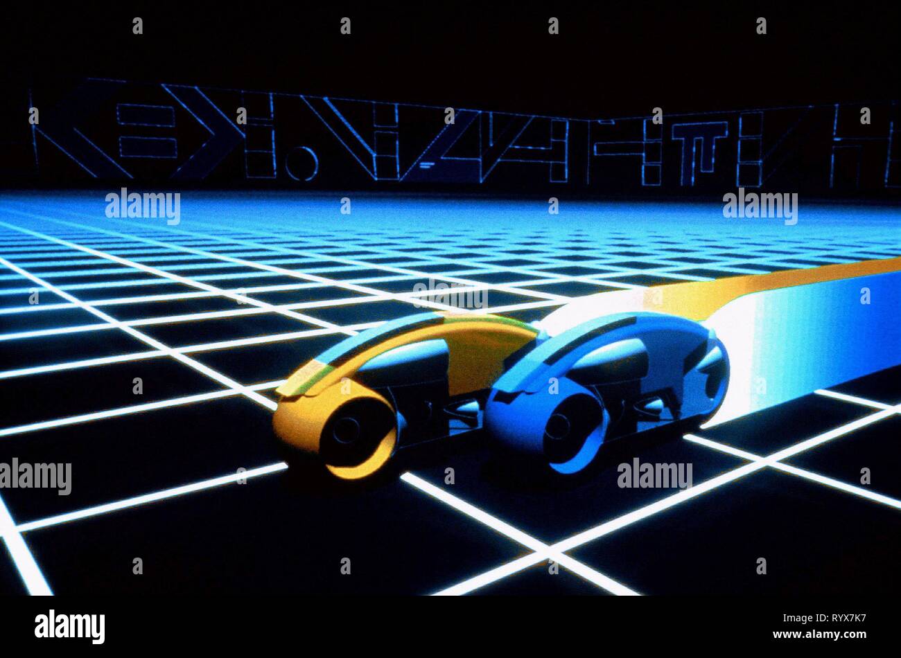 LIGHT CYCLES, TRON, 1982 Stock Photo - Alamy