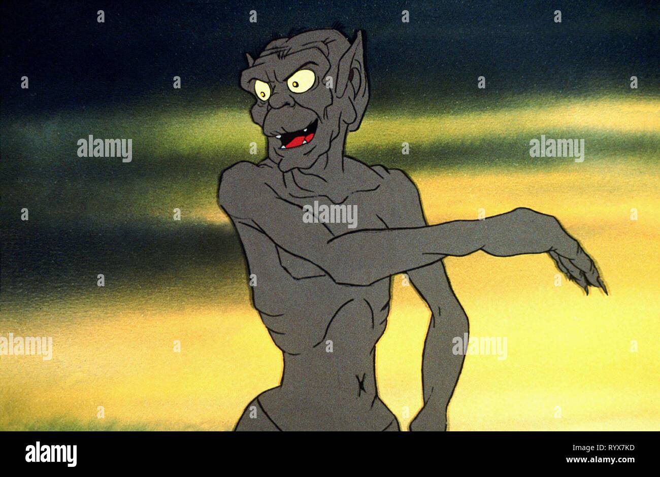 GOLLUM, THE LORD OF THE RINGS, 1978 Stock Photo