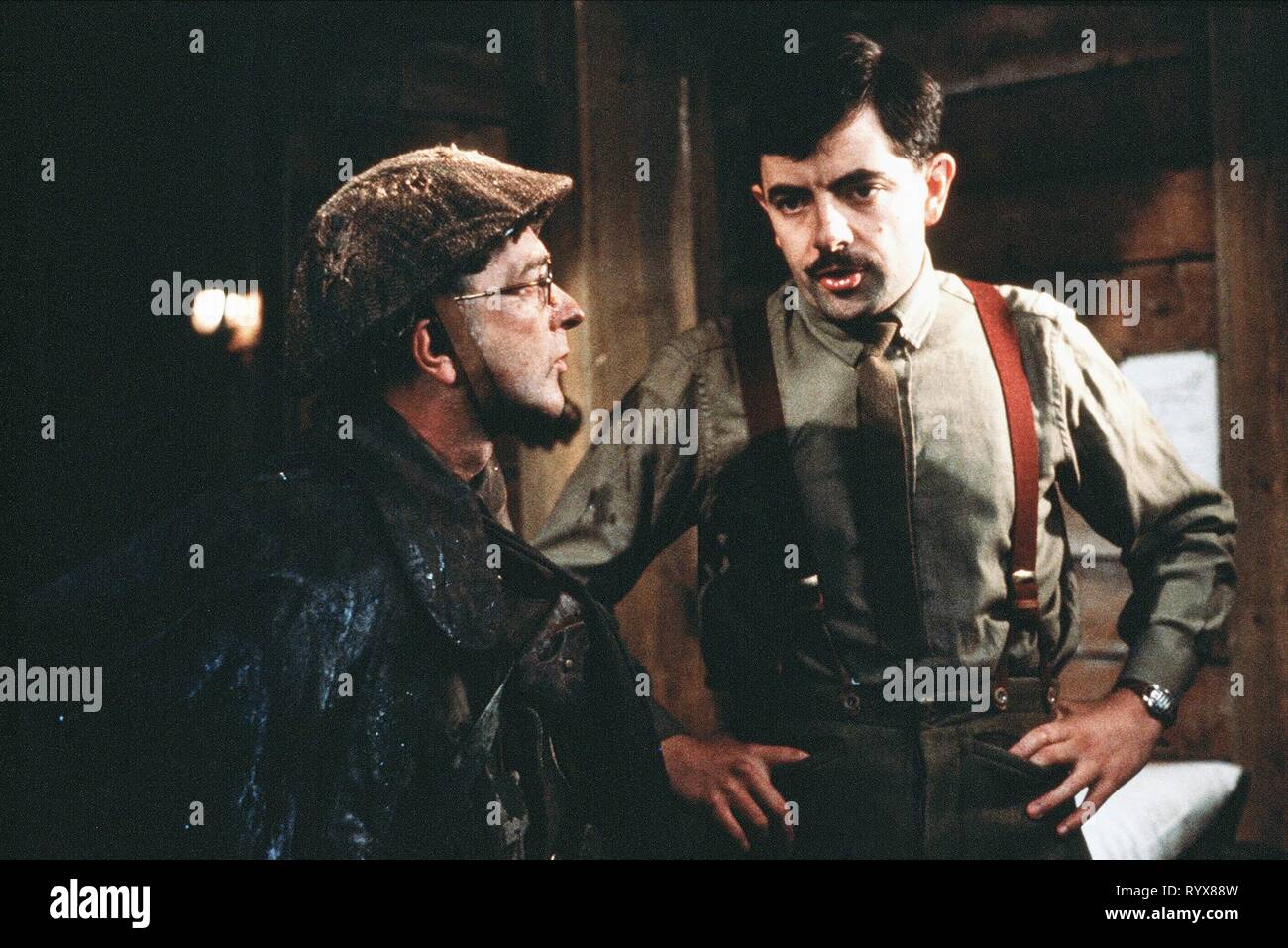 ROBINSON,ATKINSON, BLACKADDER GOES FORTH, 1989 Stock Photo Alamy