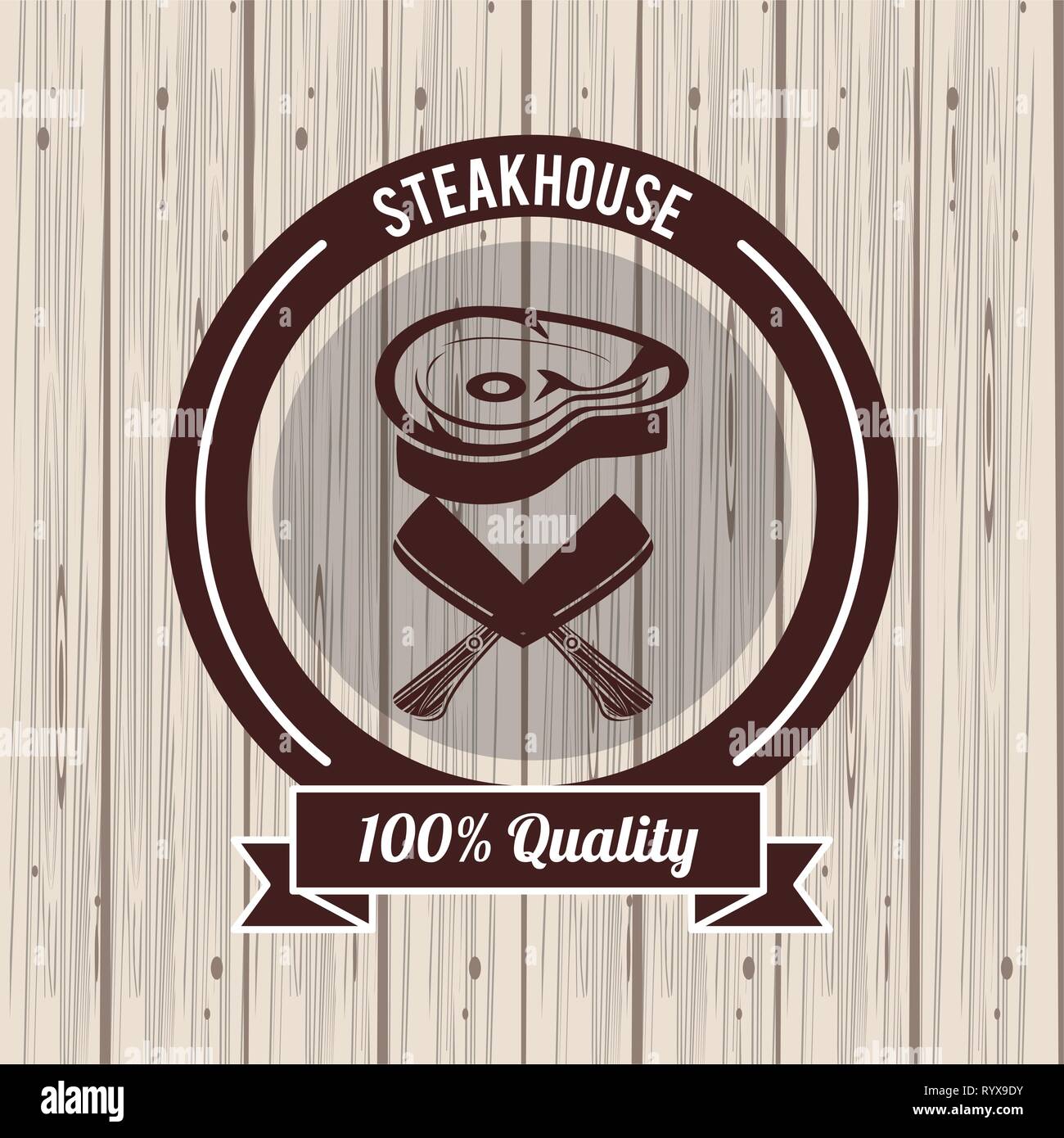 Steakhouse bbq poster Stock Vector Image & Art - Alamy