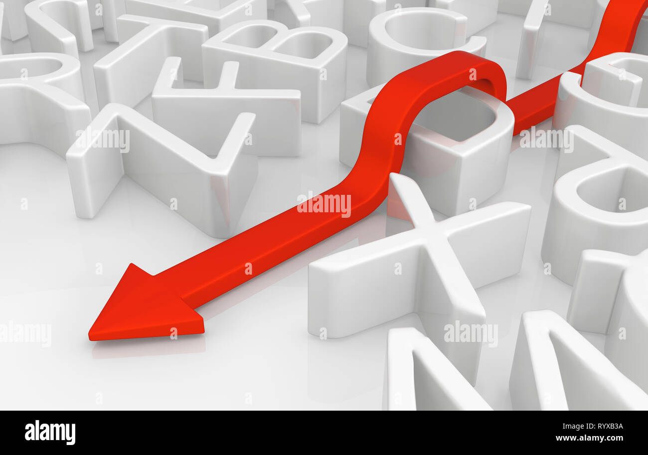 Symbolic arrow hi-res stock photography and images - Alamy