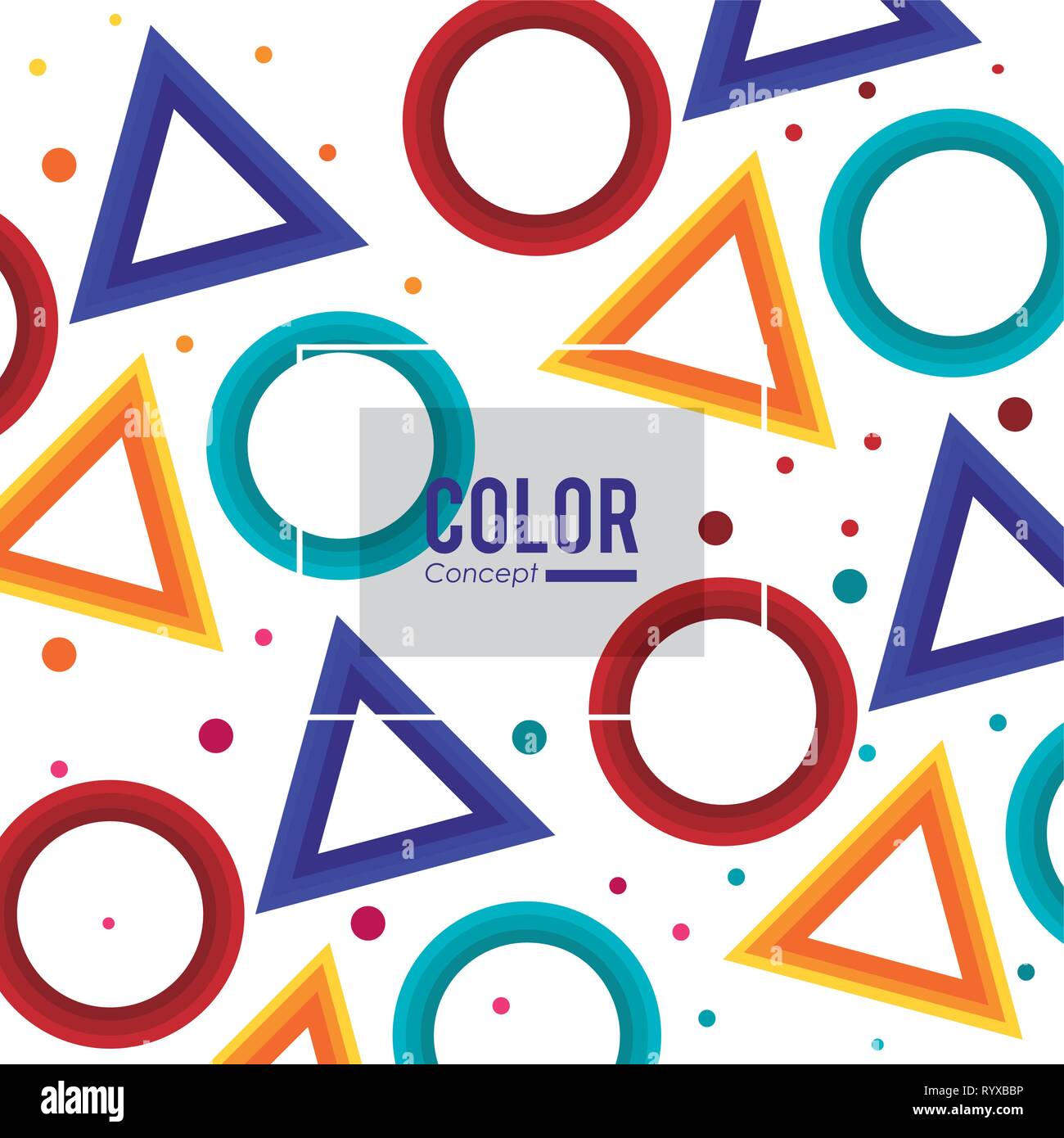 Color card concept Stock Vector Image & Art - Alamy