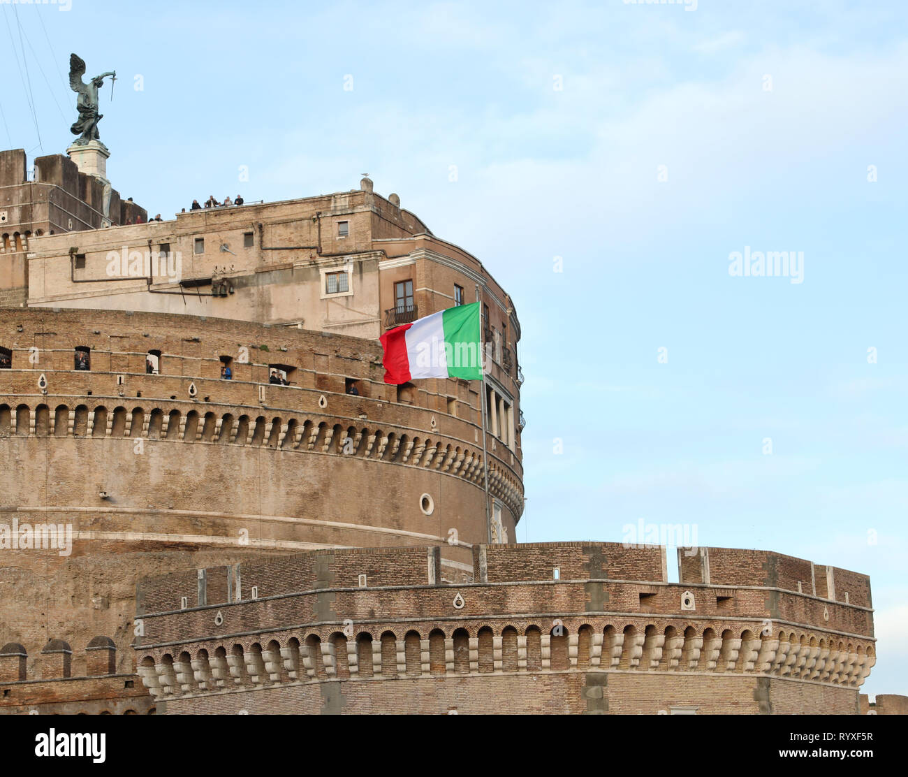 Mausoleum hadrian called castle hi-res stock photography and images - Alamy