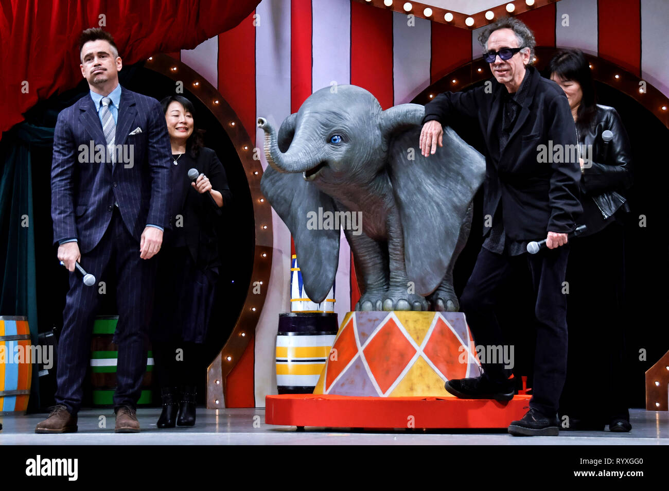 Colin Farrell And Tim Burton Attending The Dumbo Premiere At The Yamano Hall On March 14 19 In Tokyo Japan Stock Photo Alamy Colin Farrell And Tim Burton Attending The Dumbo Premiere At The Yamano Hall On March 14 19 In Tokyo Japan Stock Photo Alamy