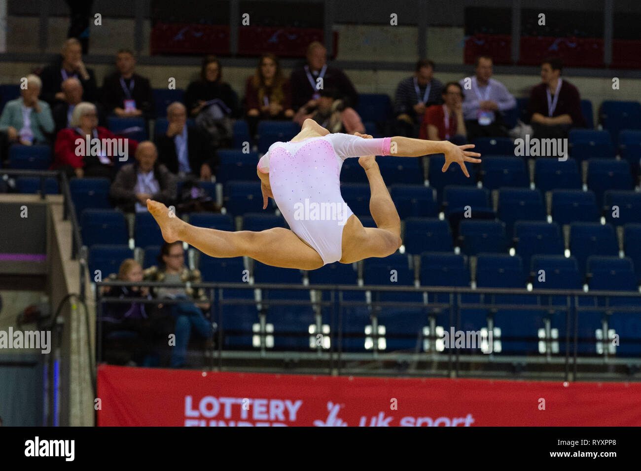 Liverpool, UK. 15th Mar, 2019. Jennifer Gadirova of Aylesbury