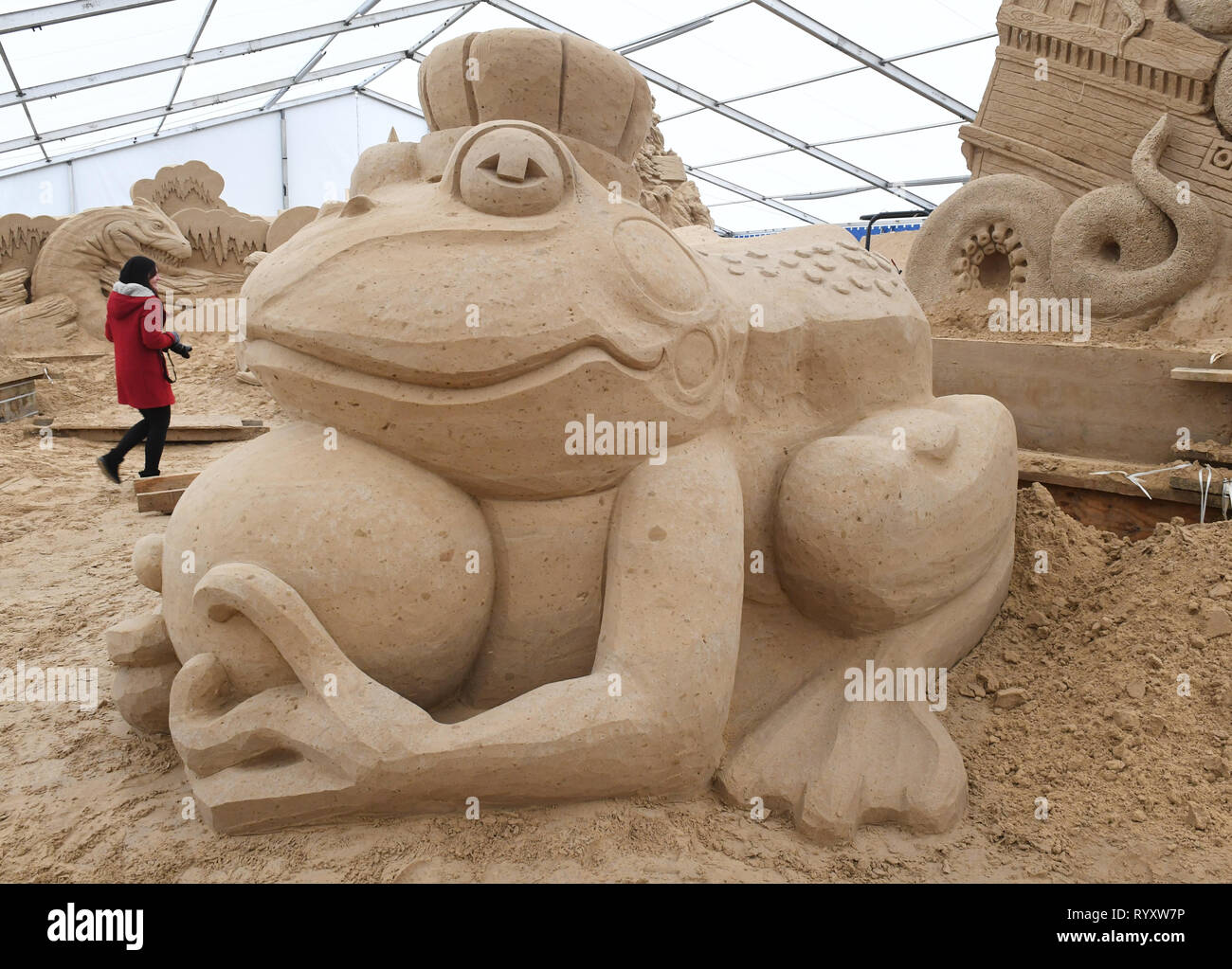 sand sculpture festival in binz