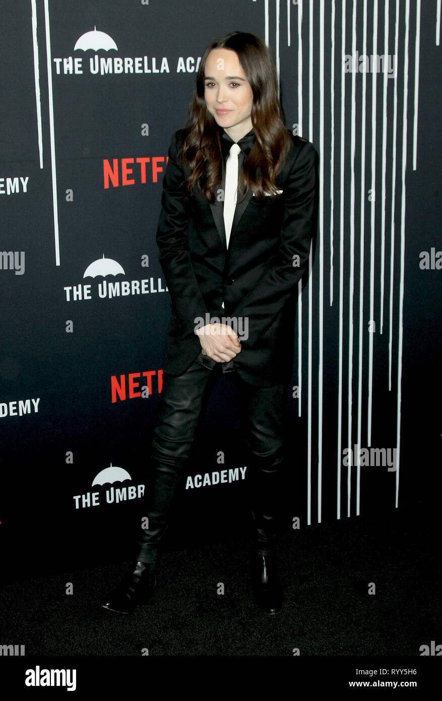 Premiere of Netflix's 'The Umbrella Academy' season 1 held at the ArcLight  Hollywood - Arrivals Featuring: Ellen Page Where: Los Angeles, California,  United States When: 12 Feb 2019 Credit: Adriana M. Barraza/WENN.com