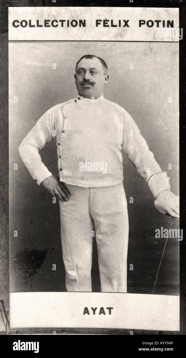 Photographic Portrait Of Ayat   From Collection Félix Potin, Early 20th Century Stock Photo