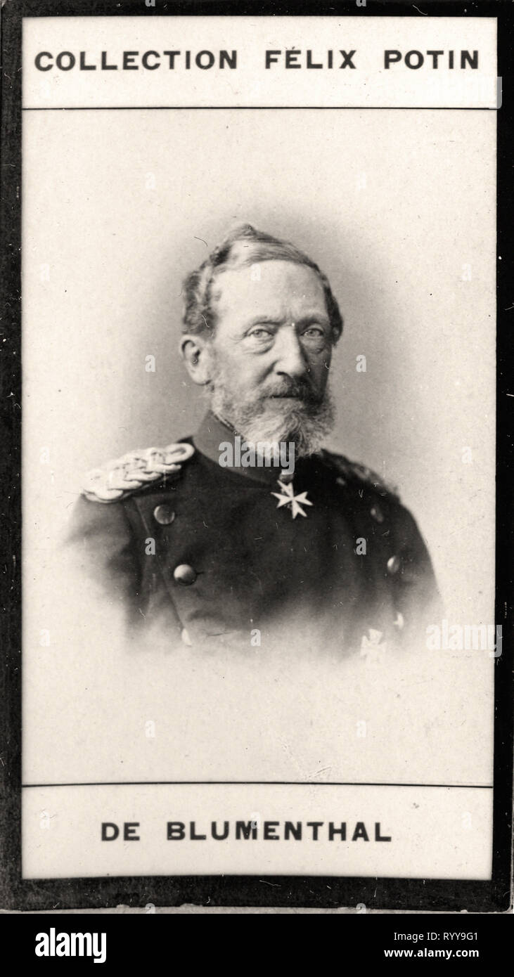 Photographic Portrait Of Blumenthal   From Collection Félix Potin, Early 20th Century Stock Photo