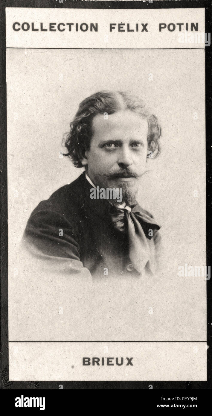 Photographic Portrait Of Brieux   From Collection Félix Potin, Early 20th Century Stock Photo