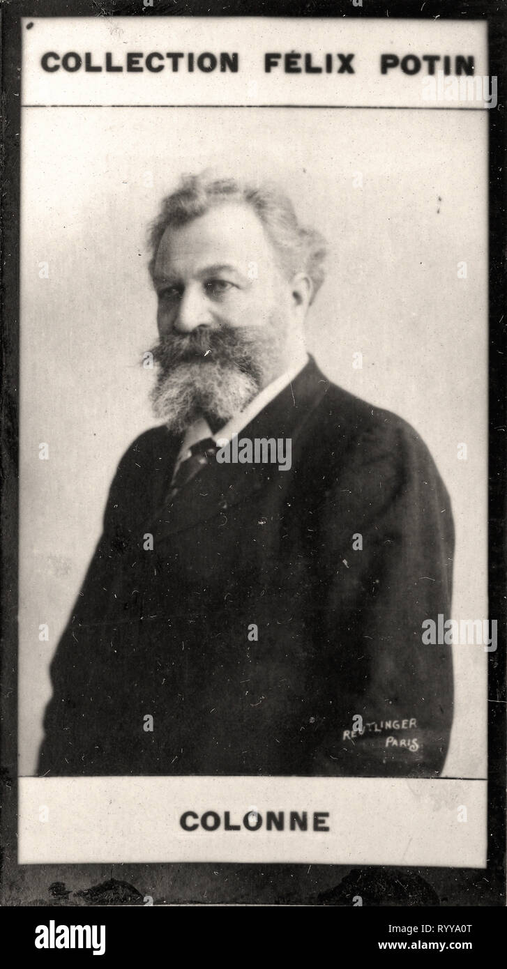Photographic Portrait Of Colonne   From Collection Félix Potin, Early 20th Century Stock Photo