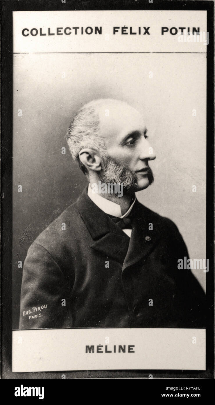 Photographic Portrait Of Mline   From Collection Félix Potin, Early 20th Century Stock Photo