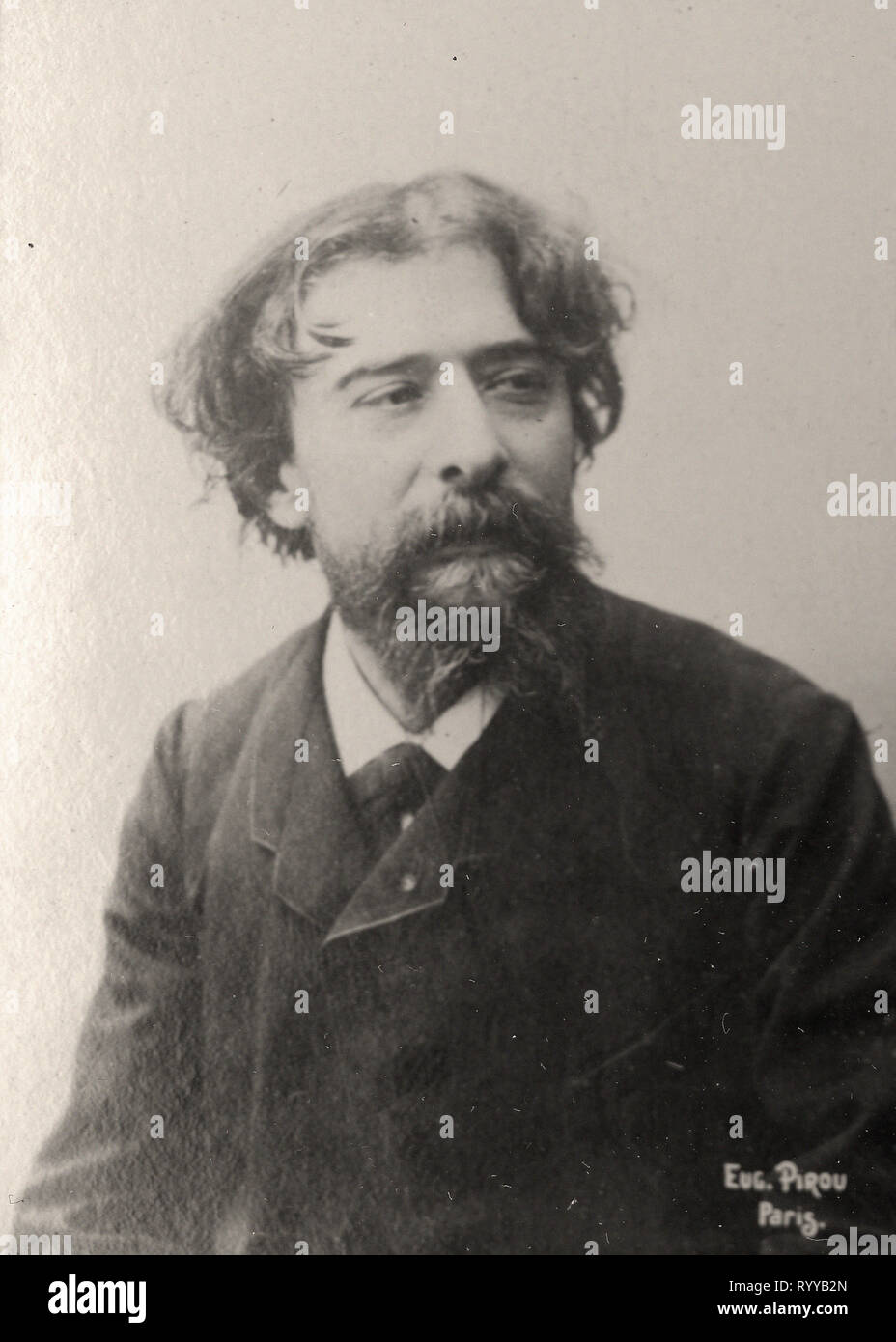 Photographic Portrait Of Daudet   From Collection Félix Potin, Early 20th Century Stock Photo