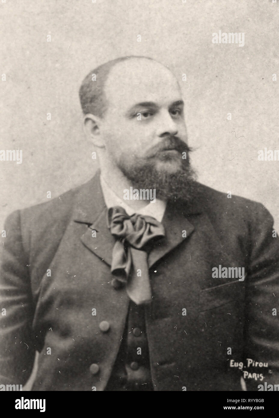 Photographic Portrait Of Mal   From Collection Félix Potin, Early 20th Century Stock Photo