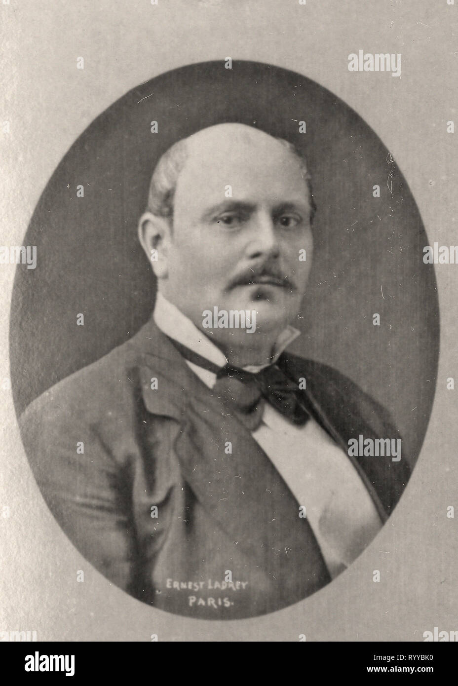 Photographic Portrait Of Montpin   From Collection Félix Potin, Early 20th Century Stock Photo