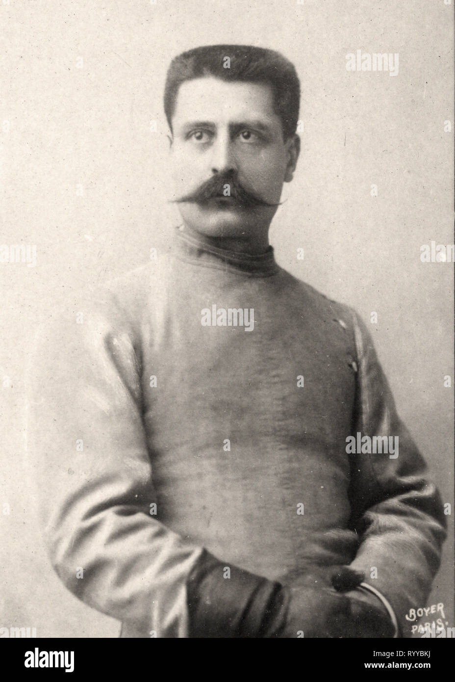 Photographic Portrait Of Mrignac   From Collection Félix Potin, Early 20th Century Stock Photo