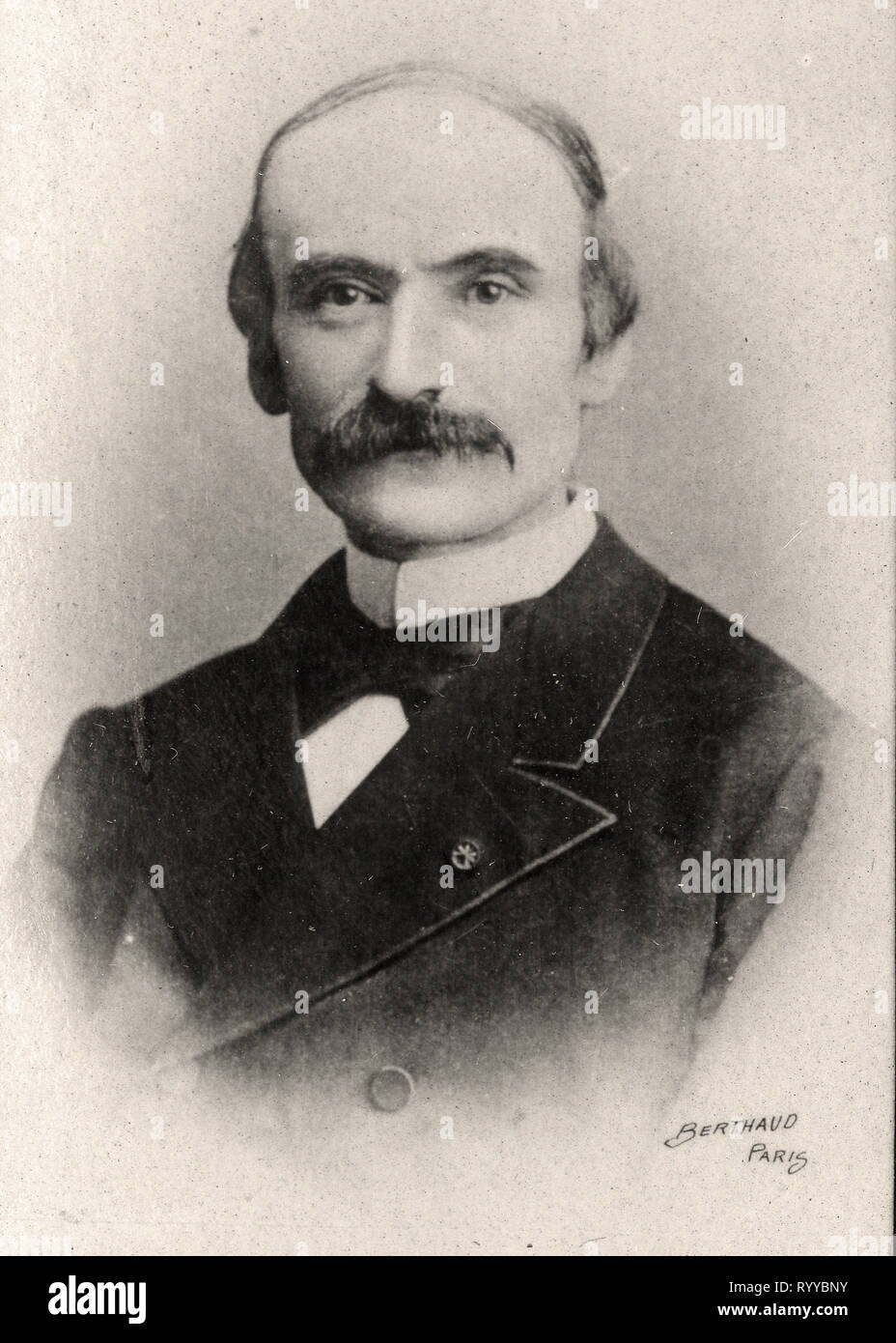 Photographic Portrait Of Picard   From Collection Félix Potin, Early 20th Century Stock Photo