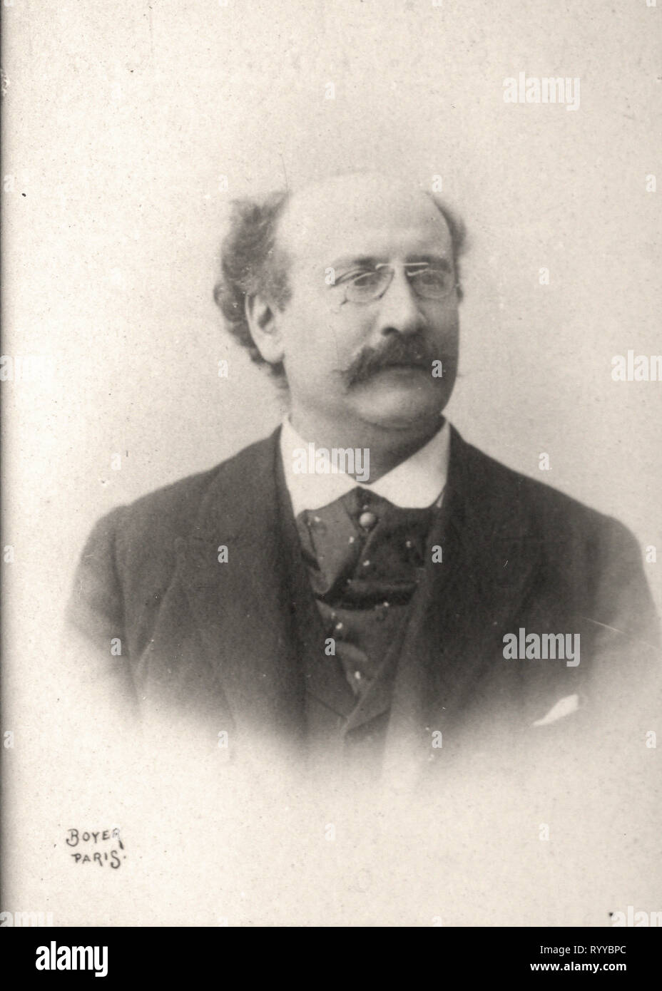 Photographic Portrait Of Planquette   From Collection Félix Potin, Early 20th Century Stock Photo
