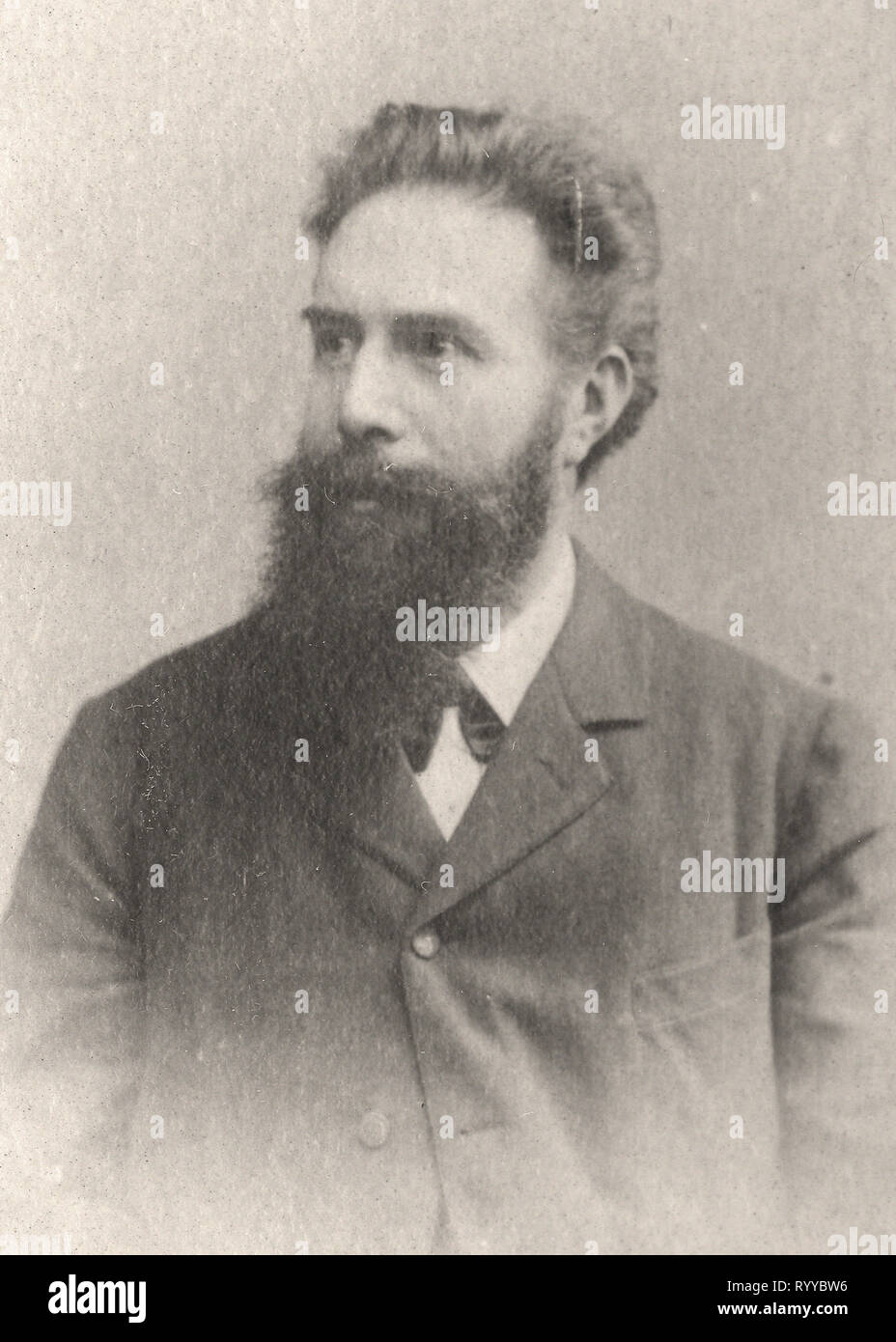 Photographic Portrait Of Roentgen   From Collection Félix Potin, Early 20th Century Stock Photo