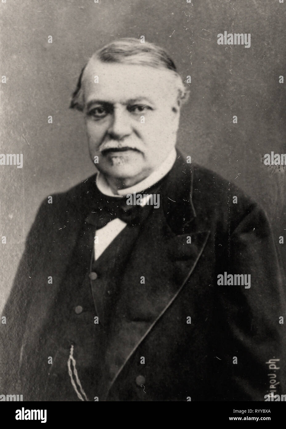 Photographic Portrait Of Say   From Collection Félix Potin, Early 20th Century Stock Photo