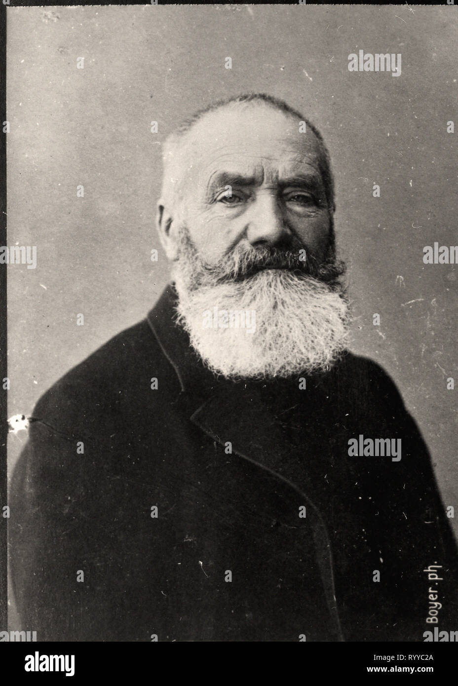 Photographic Portrait Of Yvon   From Collection Félix Potin, Early 20th Century Stock Photo