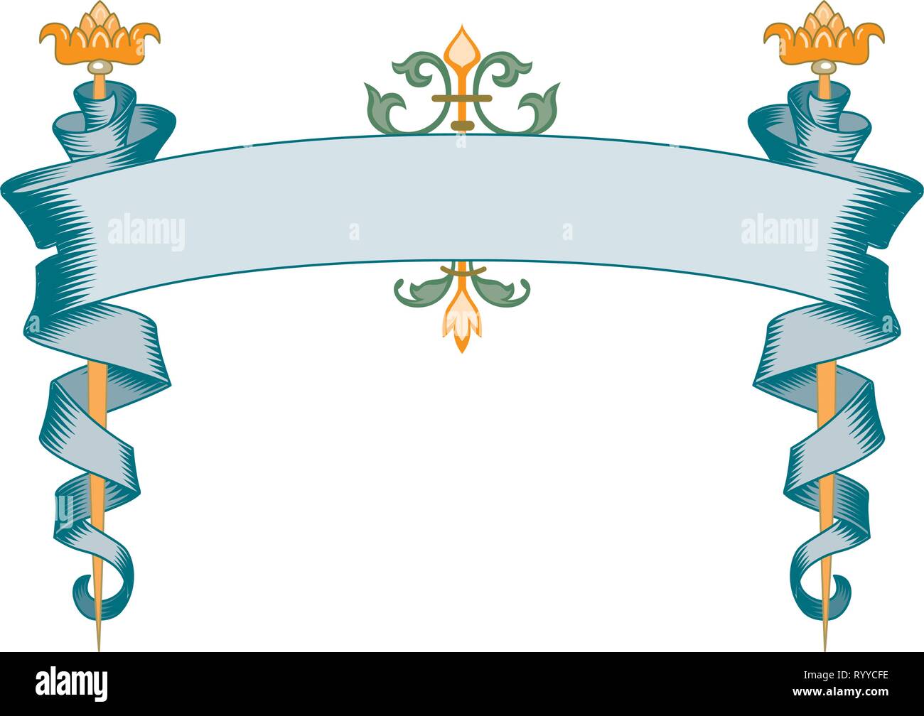 Vector Baroque Frames And Decorative Elements Vintage Banner