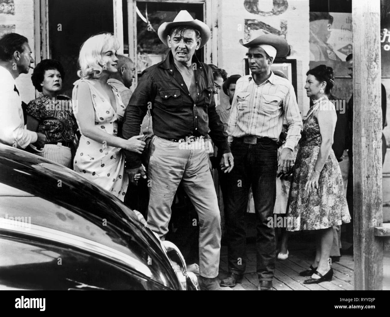 MONROE,GABLE,CLIFT, THE MISFITS, 1961 Stock Photo