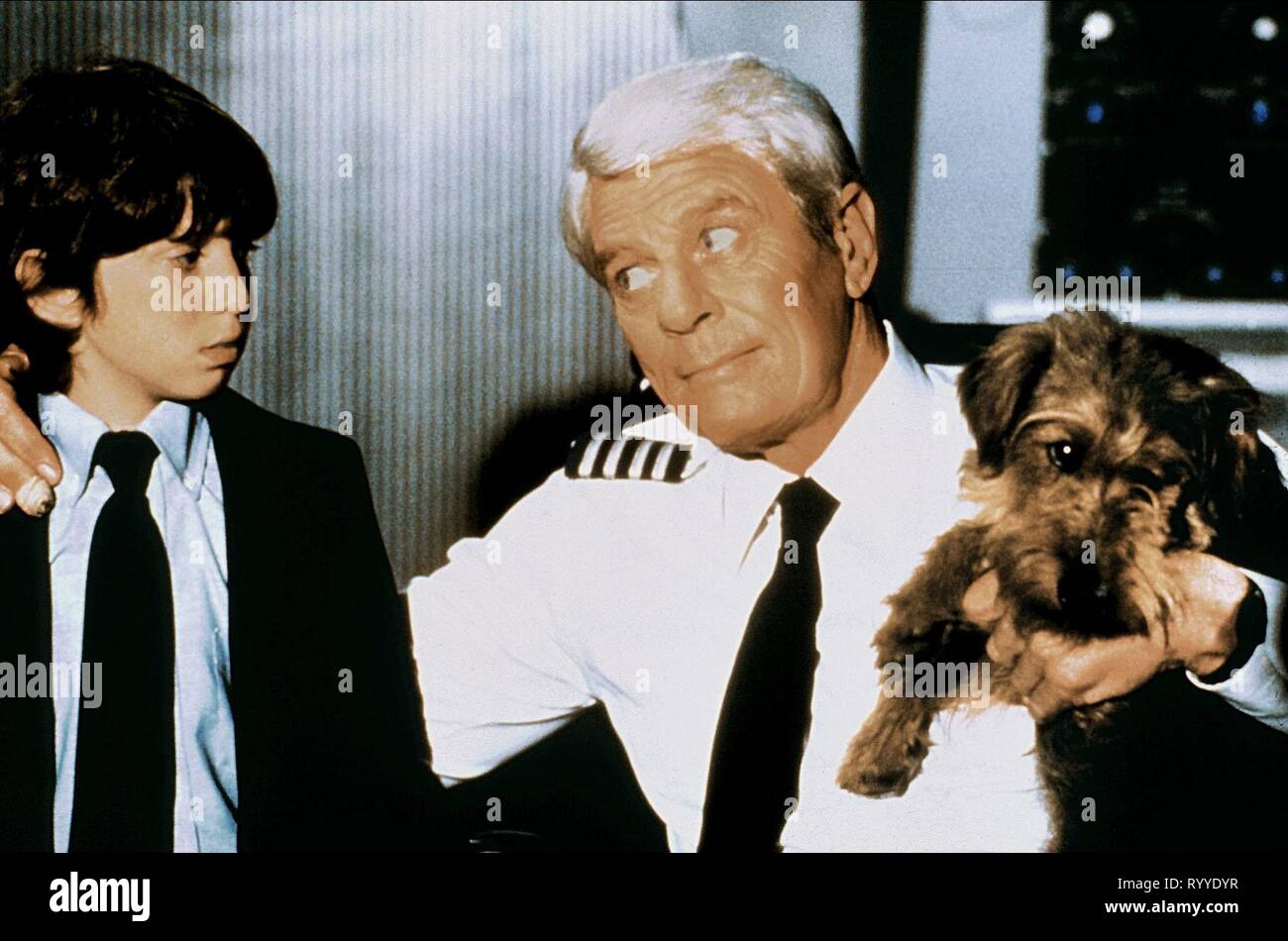 ROBINS,GRAVES, AIRPLANE II: THE SEQUEL, 1982 Stock Photo