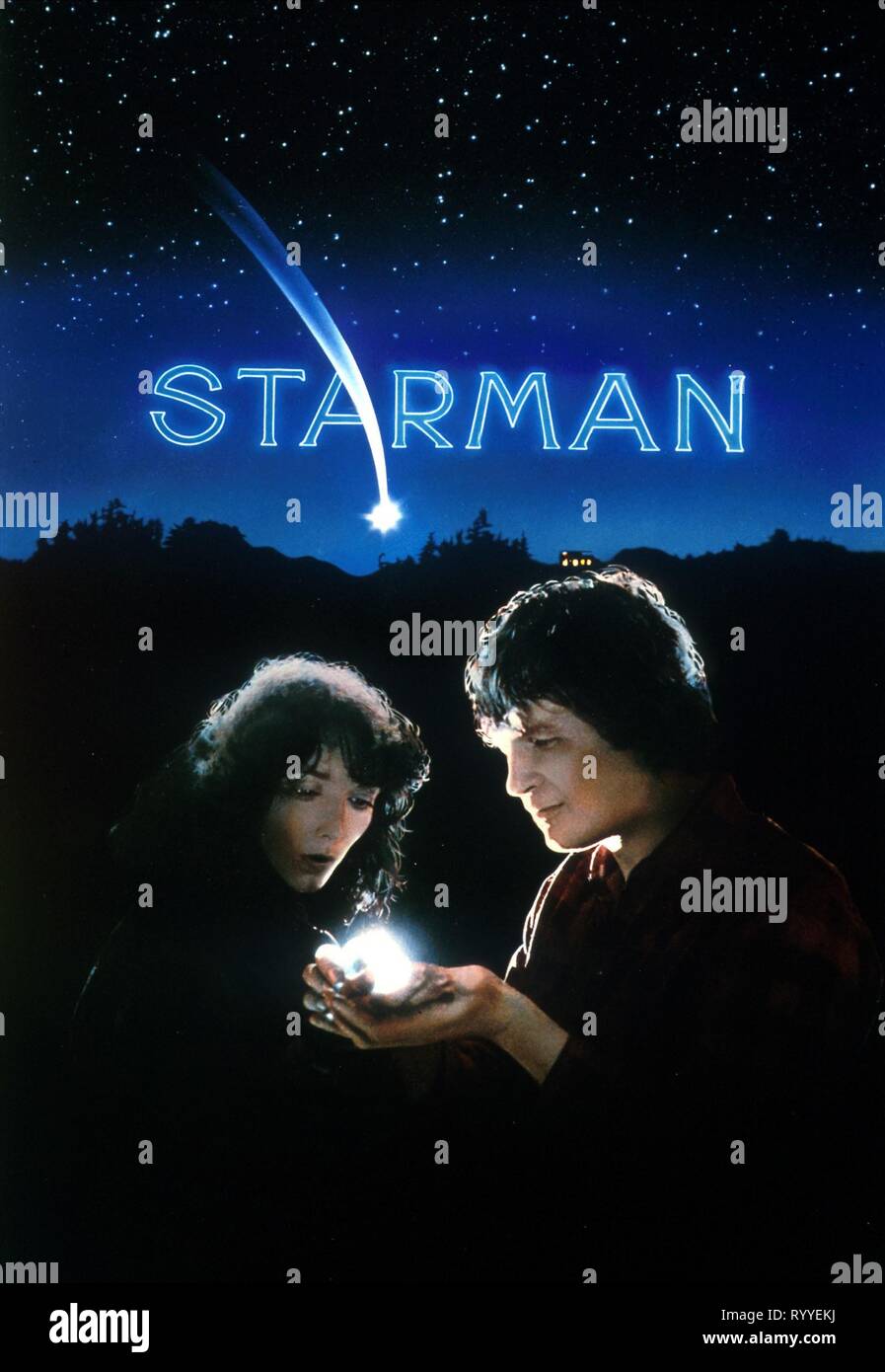 ALLEN,POSTER, STARMAN, 1984 Stock Photo