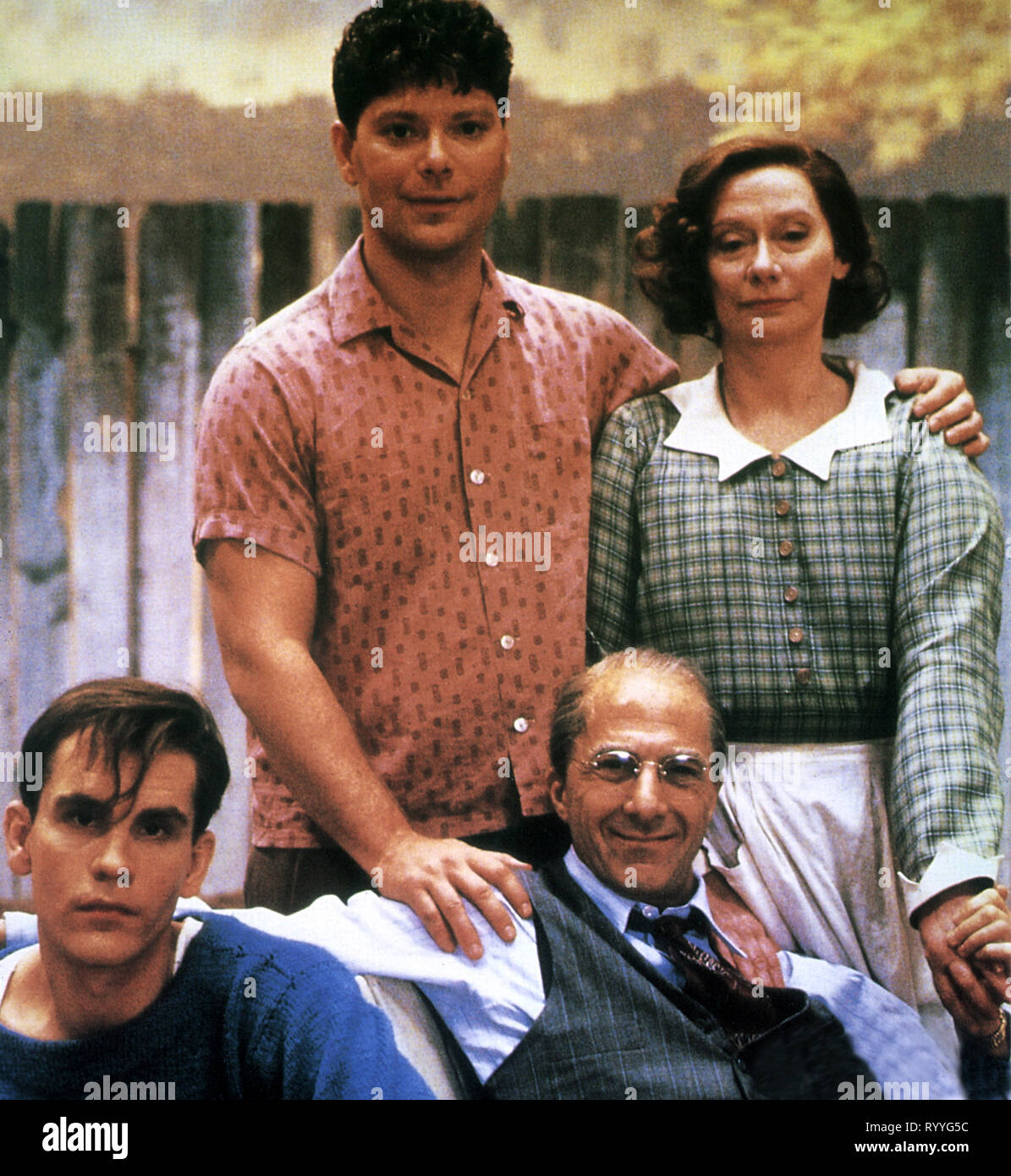 MALKOVICH,LANG,HOFFMAN,REID, DEATH OF A SALESMAN, 1985 Stock Photo