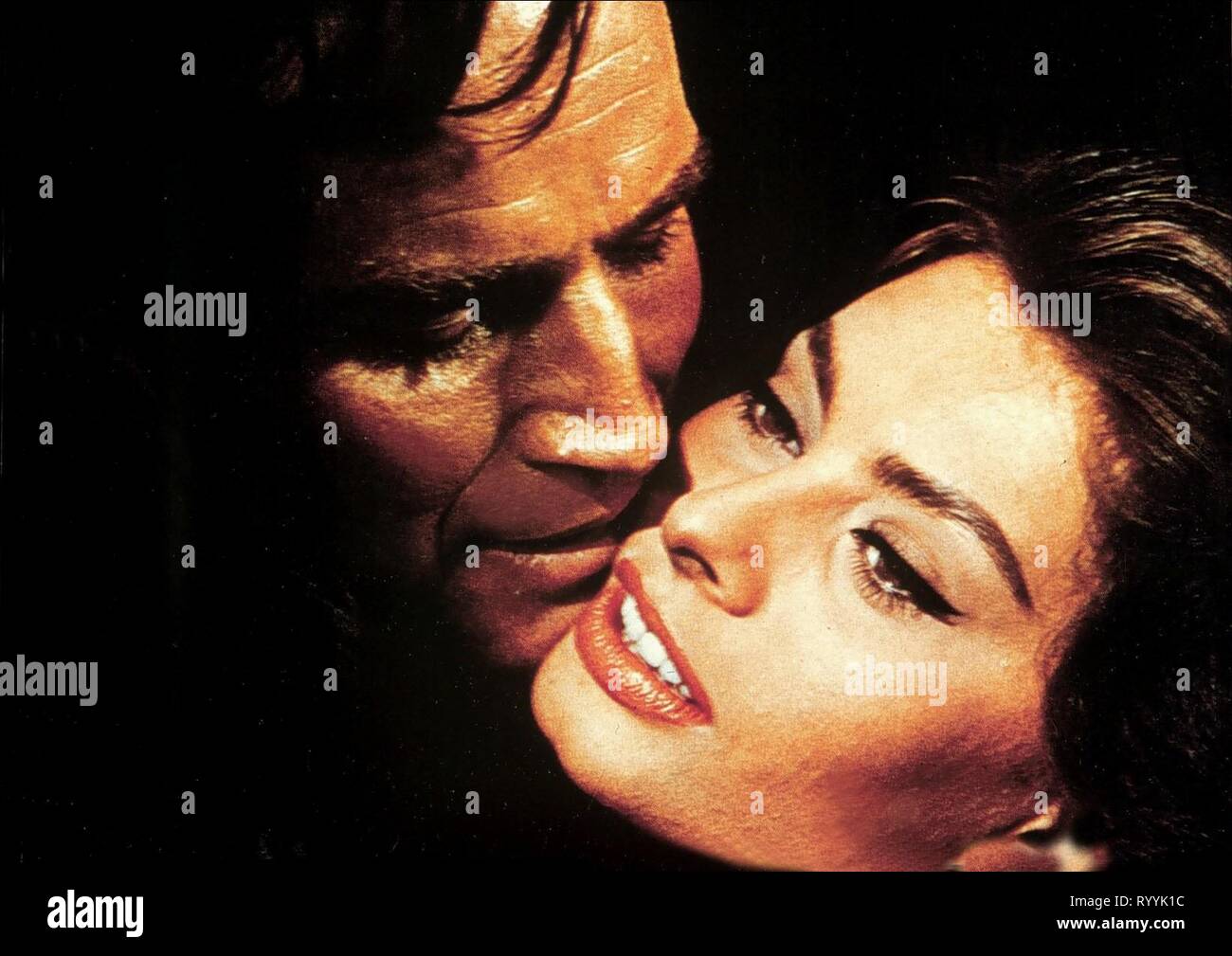 CHARLTON HESTON, SOPHIA LOREN, EL CID, 1961 Stock Photo