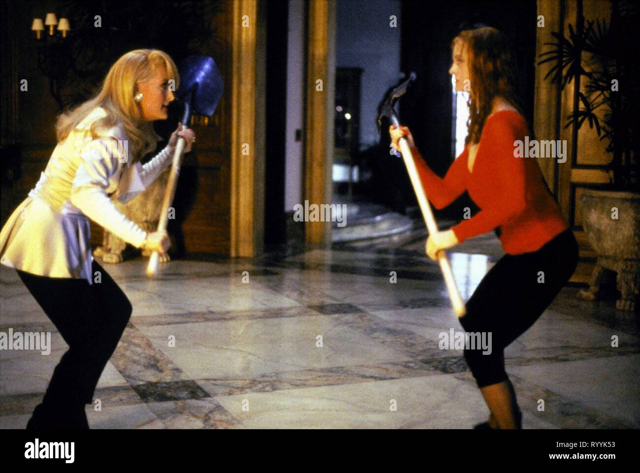 T-shirt Death Becomes Her Meryl Streep Goldie Hawn - Coton épais Gildan Neuf Avec Étiquettes