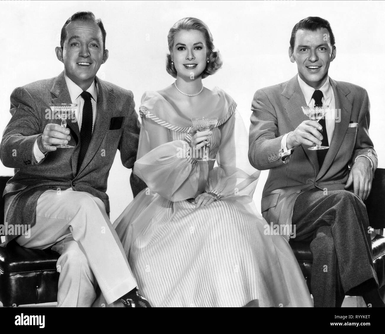 BING CROSBY, GRACE KELLY, FRANK SINATRA, HIGH SOCIETY, 1956 Stock Photo