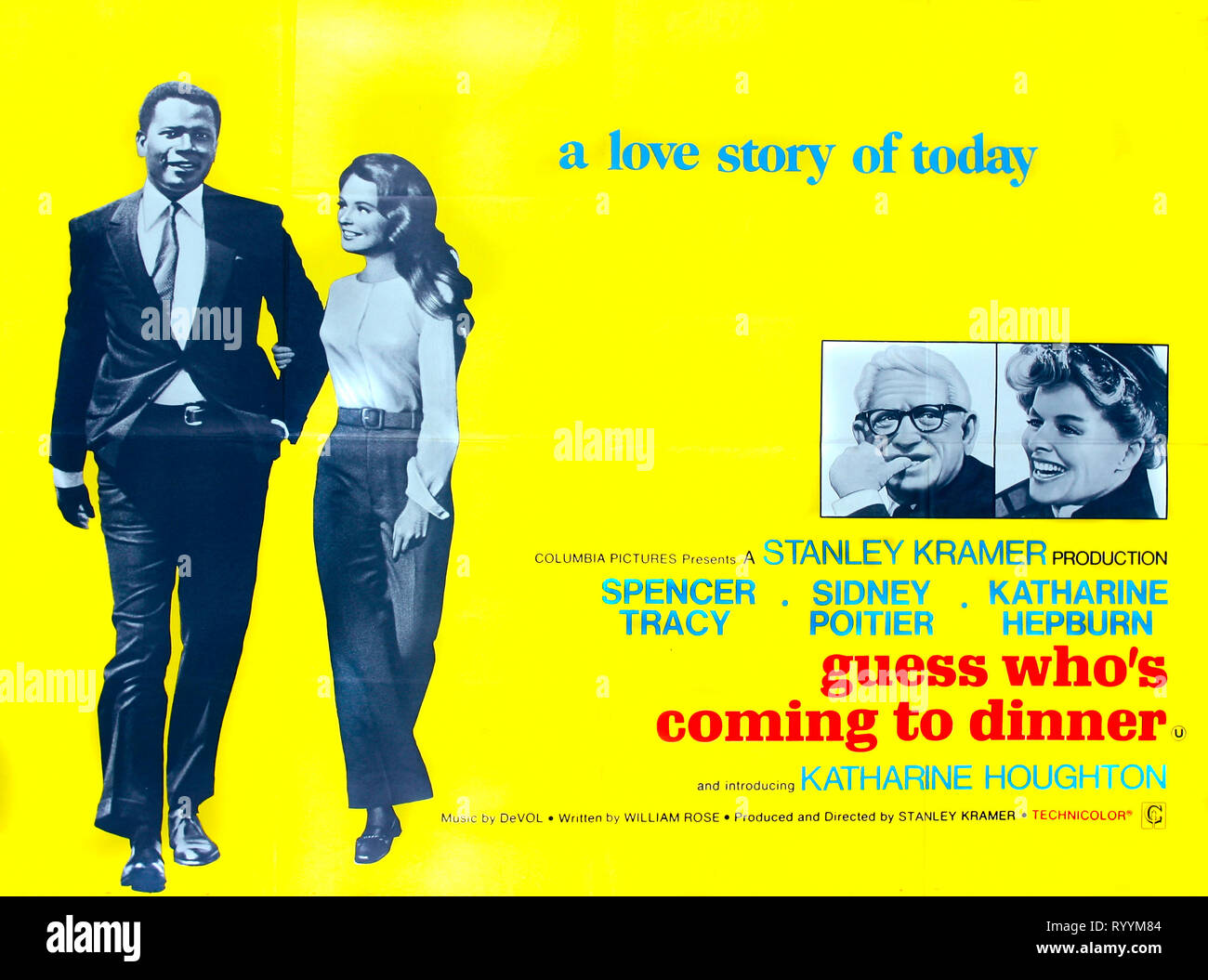 Guess whos coming to dinner movie poster